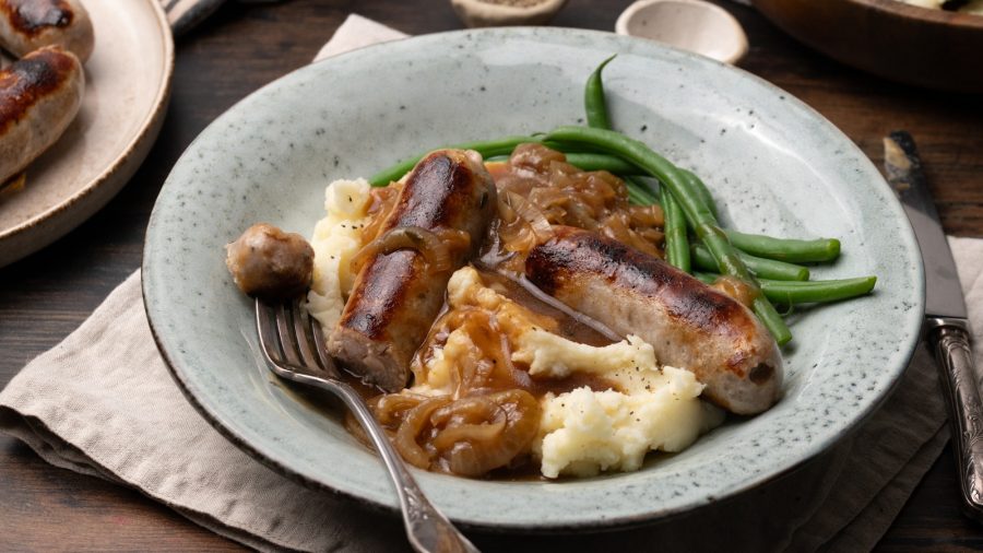 bangers and mash