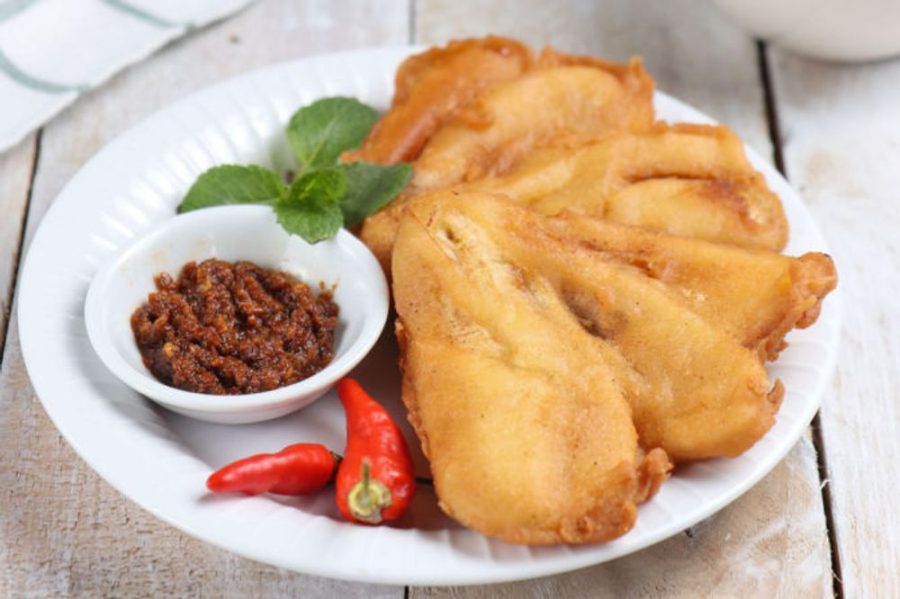 Pisang Goreng Sambal Roa