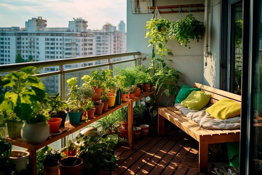 Berkebun di Balkon