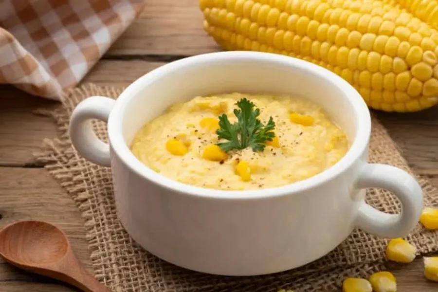 Bubur Jagung Keju