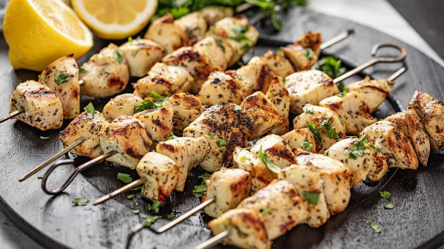 Lemon Chicken Skewer