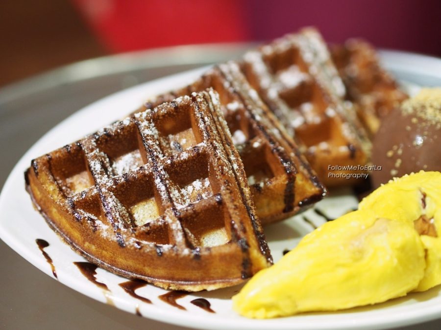 Waffle Durian