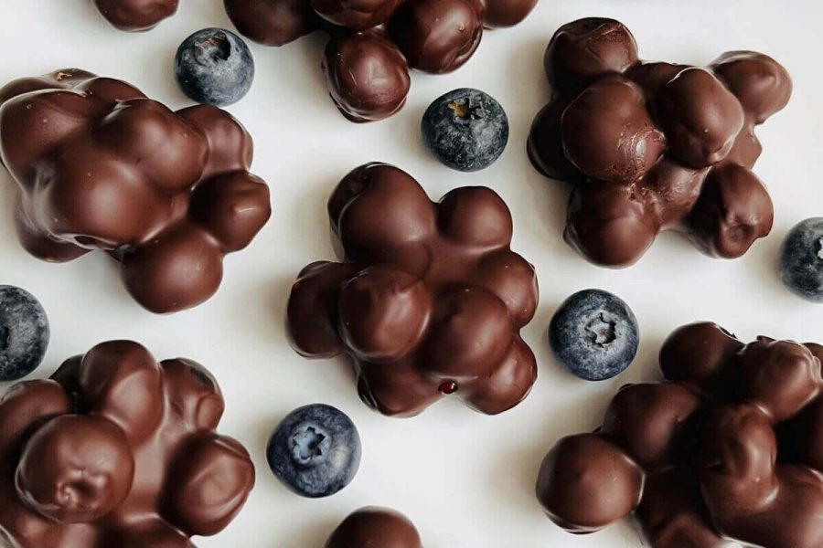 Blueberry dan Coklat