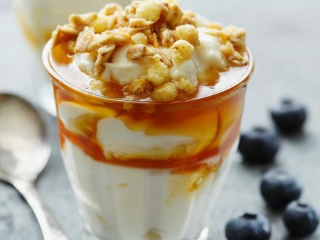 Dessert Madu dan Yogurt