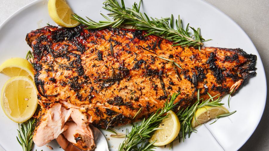 Ikan Salmon Panggang