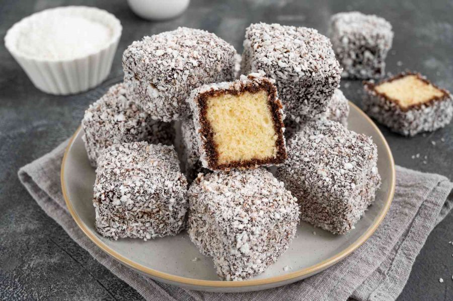 Lamington Cokelat
