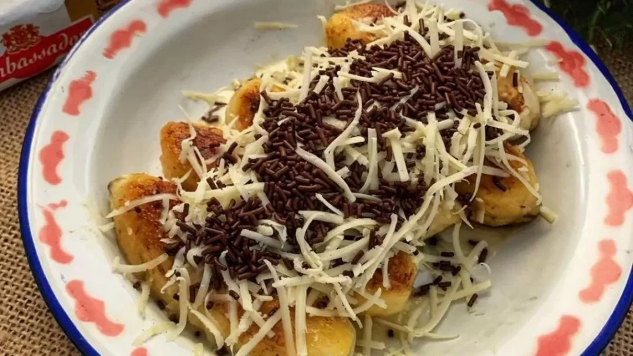 Pisang Bakar Cokelat