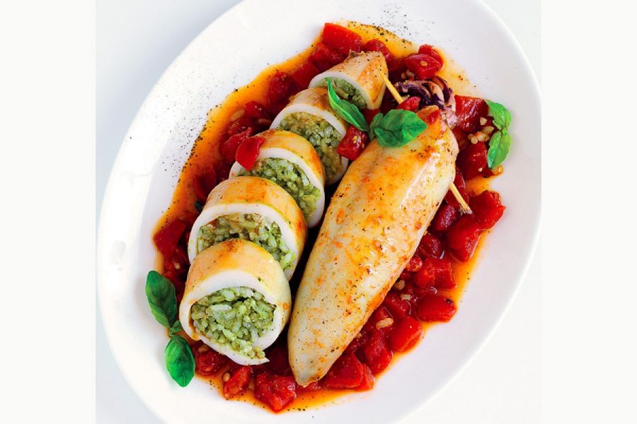 Cumi Isi Nasi Khas Mediterania