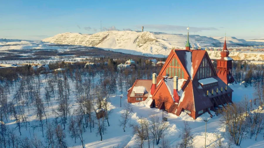 Desa Kiruna Swedia