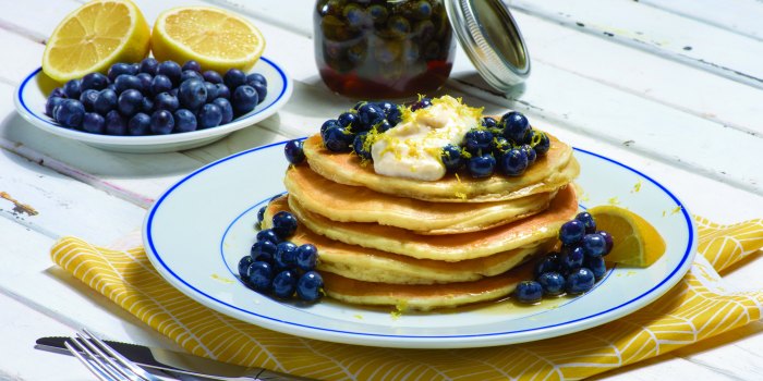 Pancake Blueberry Lemon