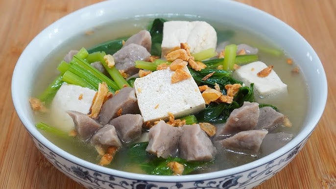Sup Sawi Putih Tofu