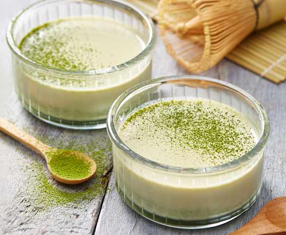 Puding Teh Matcha